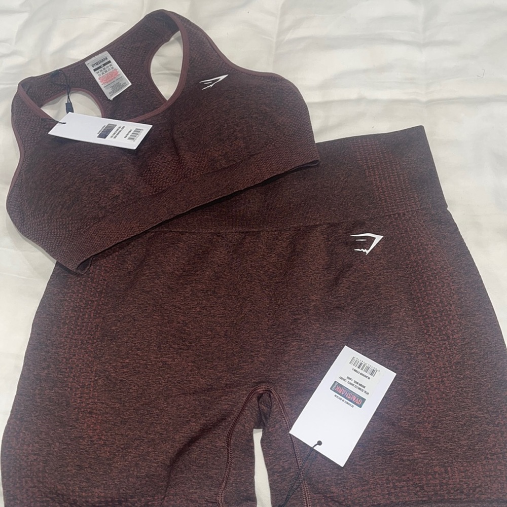 Gymshark brown vital set